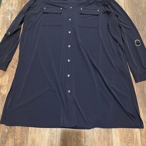Susan Graver Women’s Navy Shirt